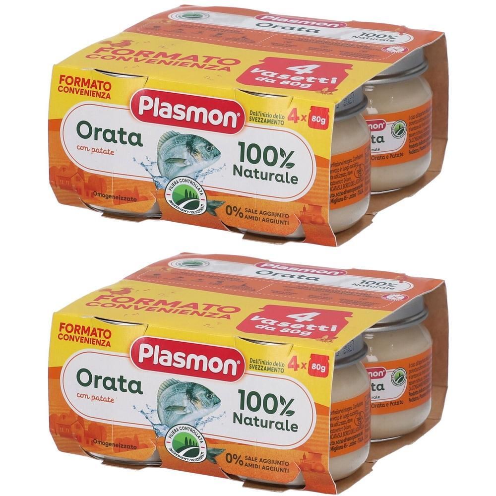Plasmon Omogeneizzato Orata Con Patate 4 x 80 g