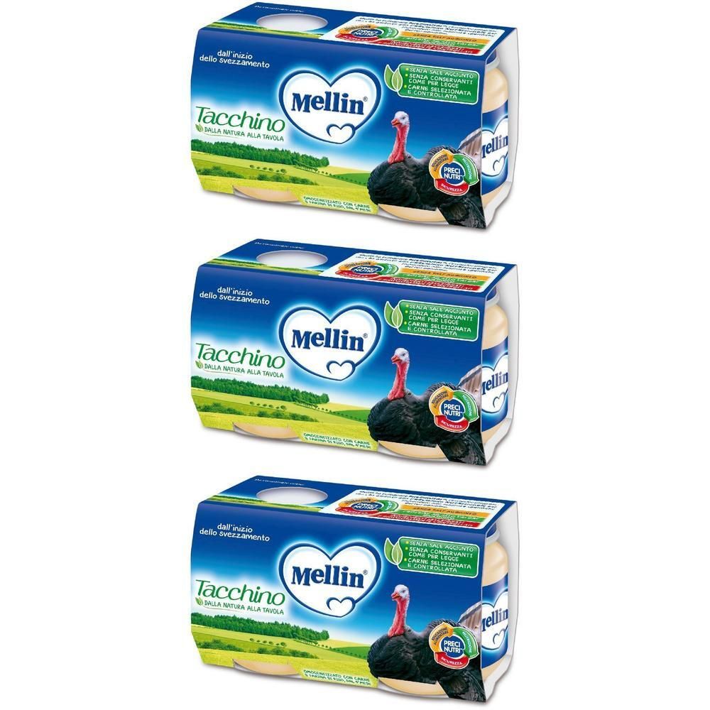 Mellin Omogenizzato Tacchino