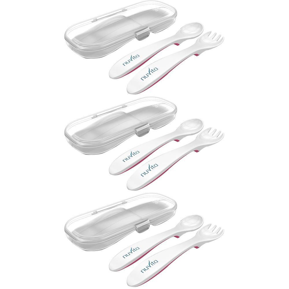 Nuvita Set Astuccio Posate Rosa