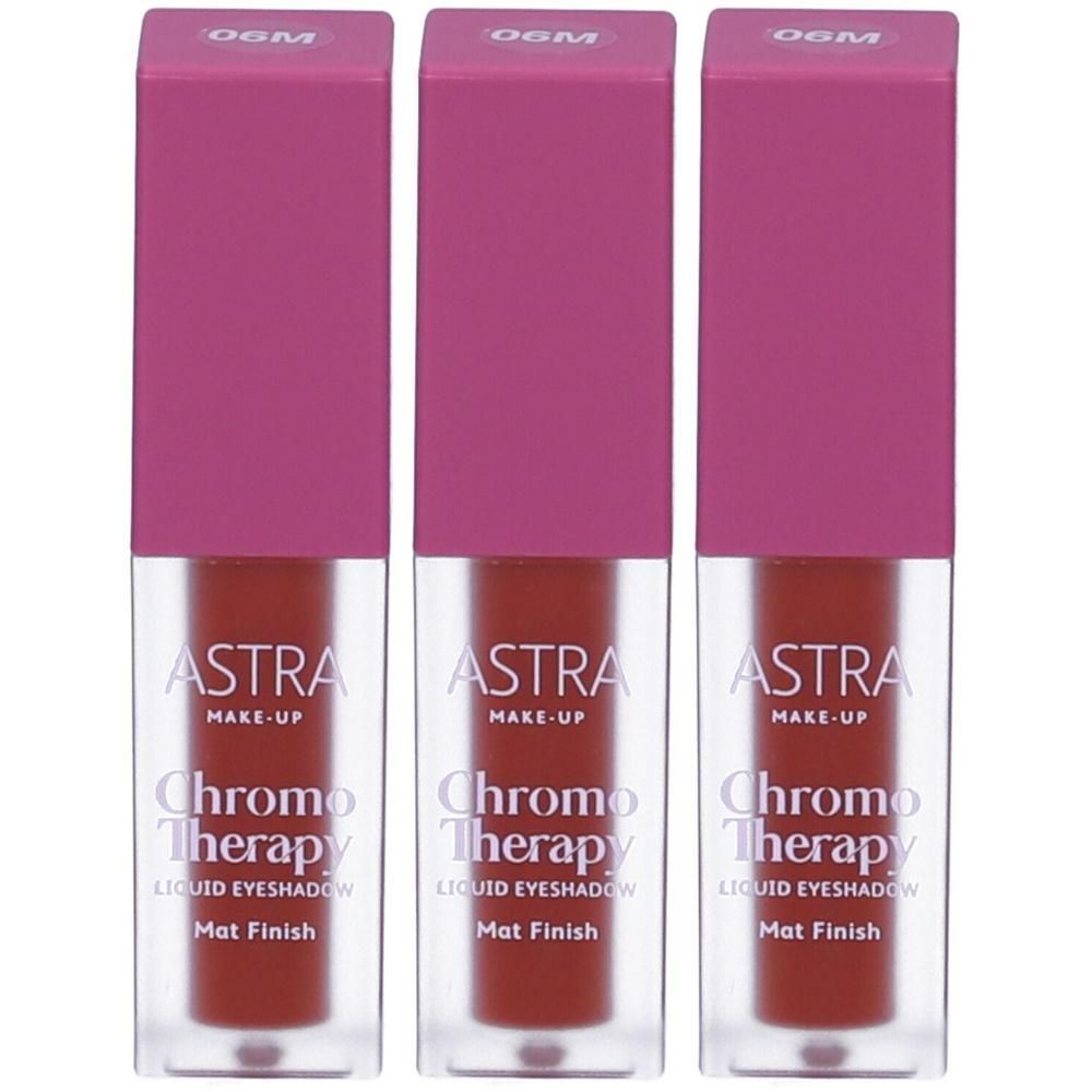 ASTRA Make-Up Ombretto Liquido Chromo Therapy Finish Opaco Tonalità 06 V.R. Vein