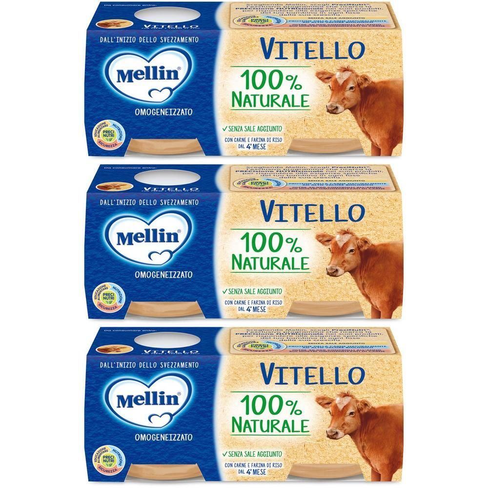 Mellin® Omogeneizzato Vitello 2 x 80 g