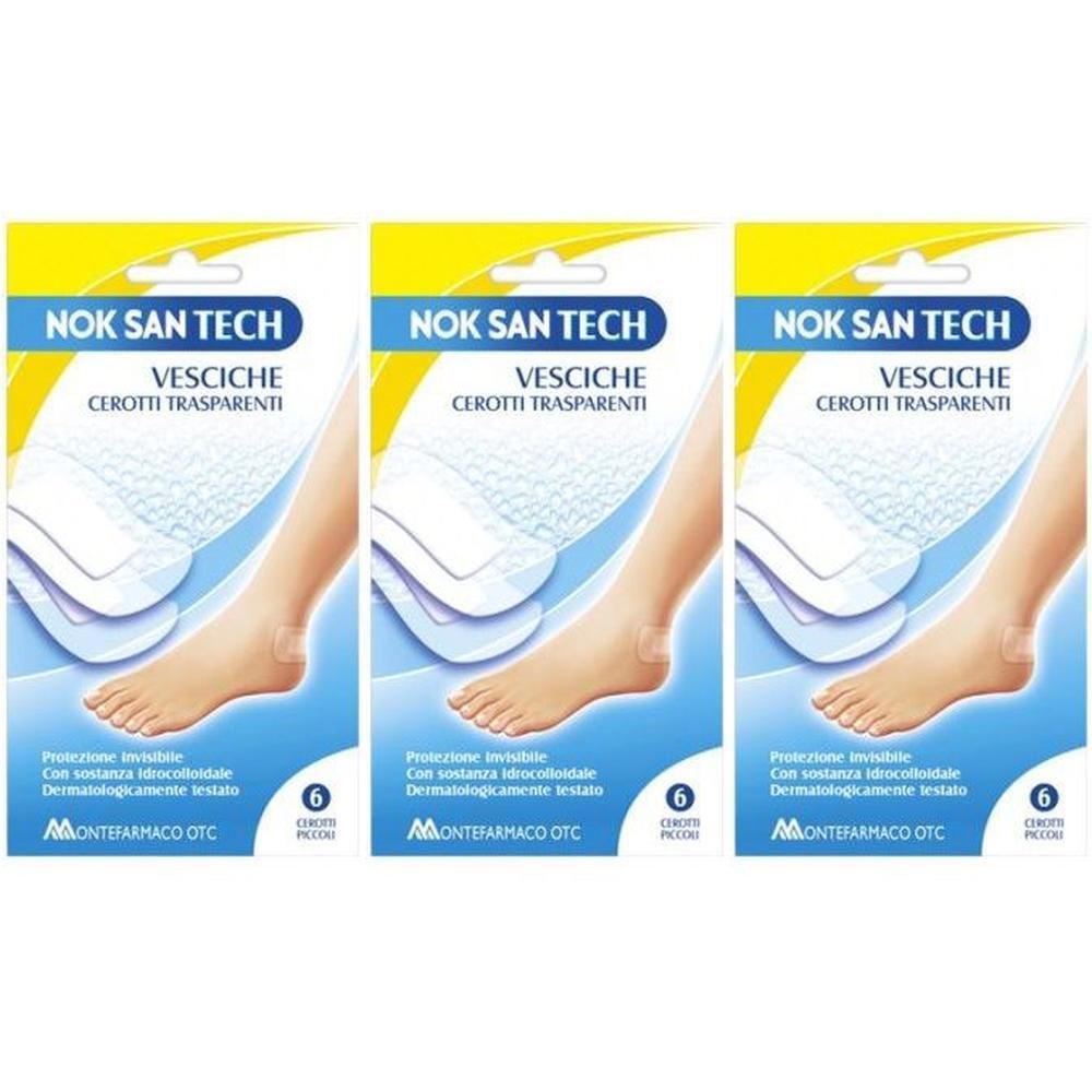 Nok San Tech Cerotto Vescicale Piccolo 6 Pezzi