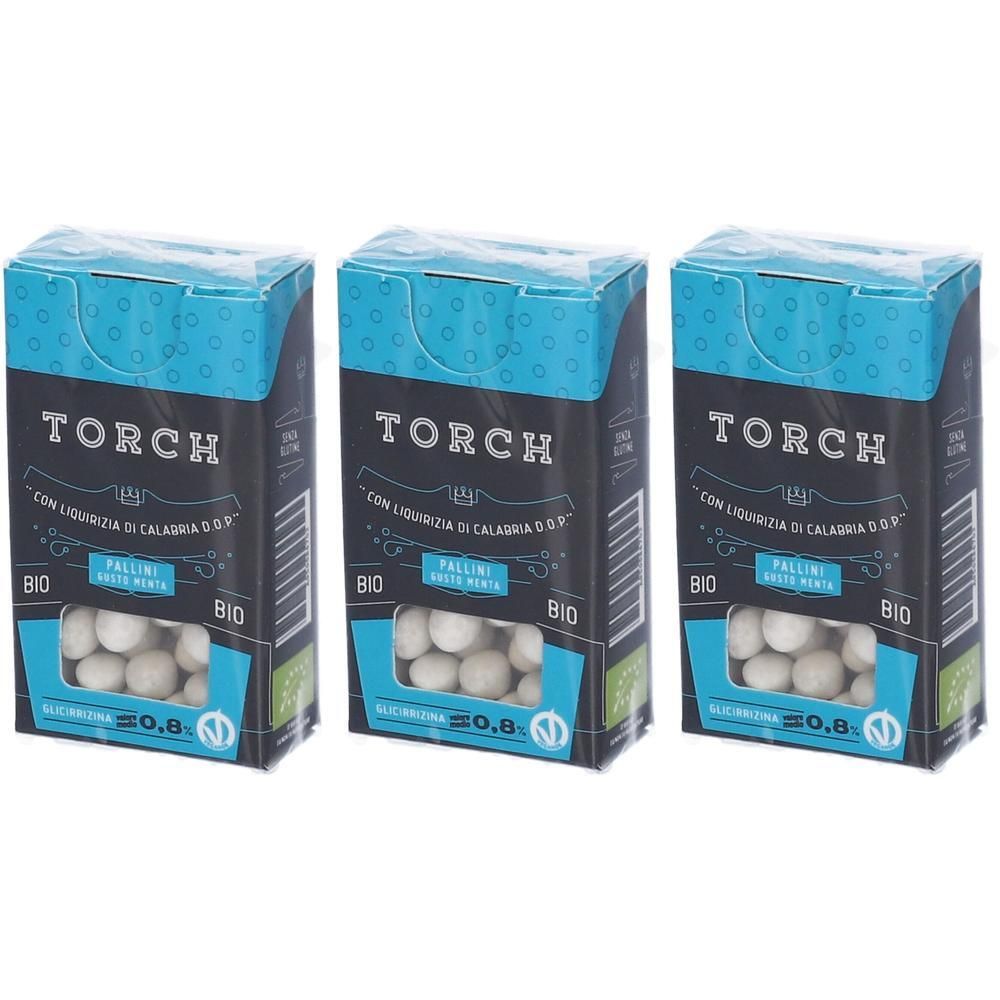 Torch Pallini Gusto Menta con Liquirizia di Calabria D.O.P.
