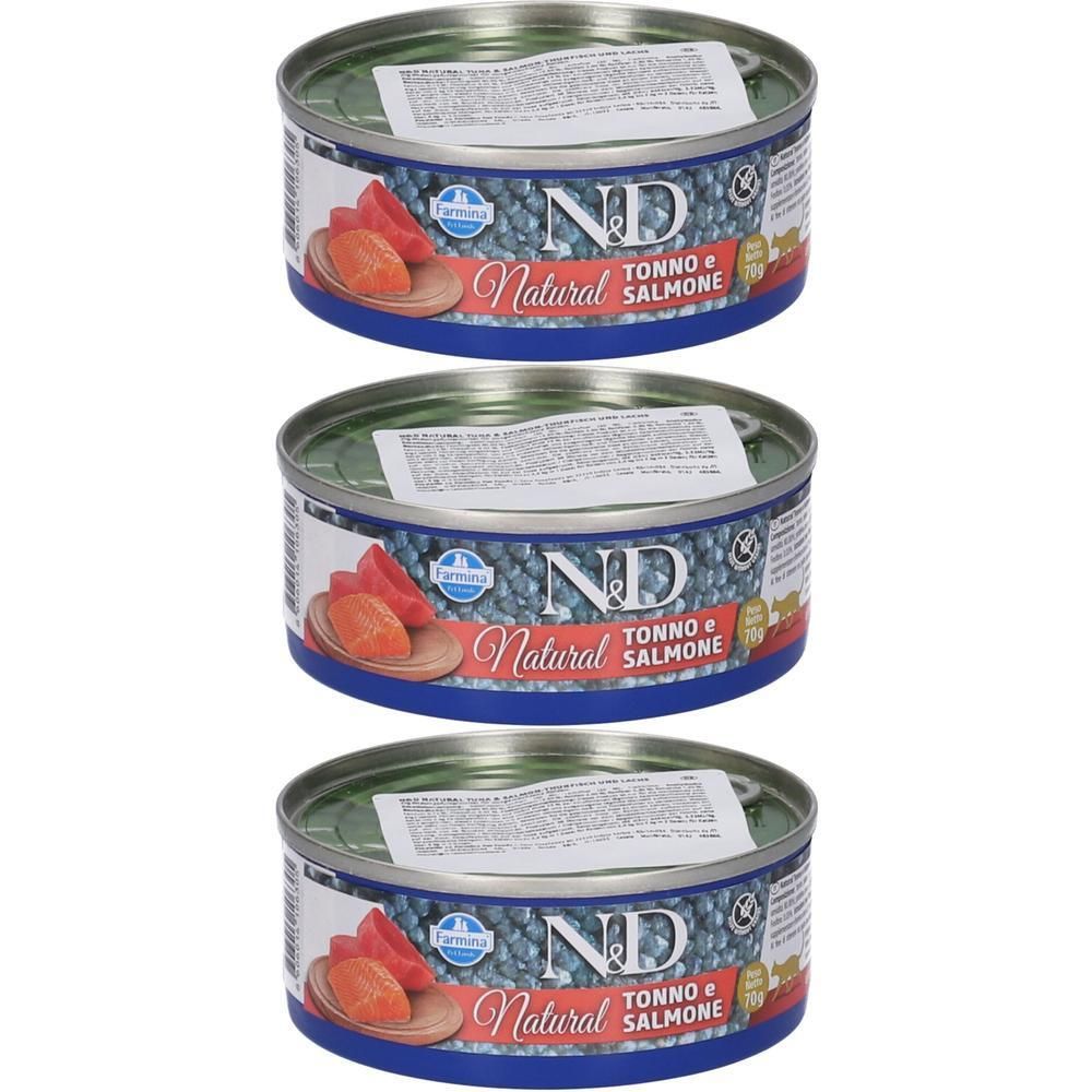 Farmina N&D Natural con Tonno & Salmone Wet Food per Gatti Adult
