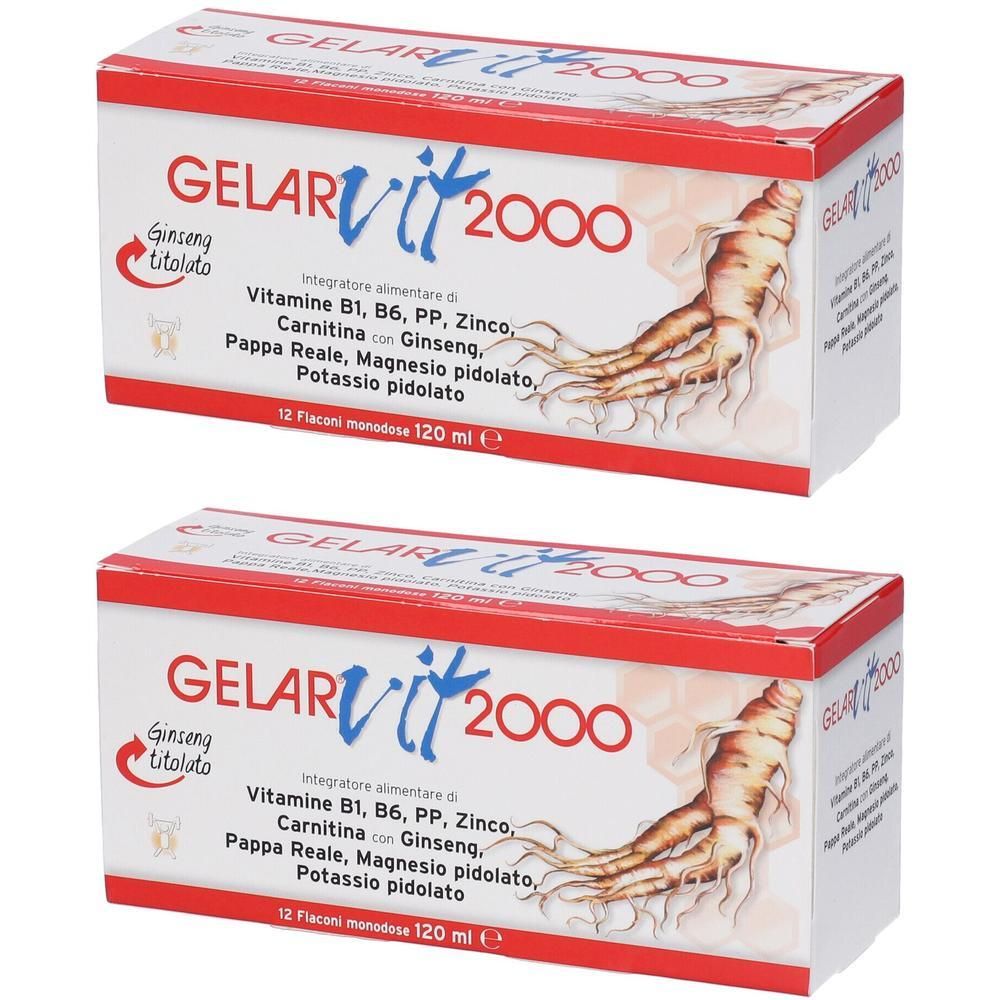 Gelarvit 2000 12 Flaconi Monodose 10 Ml