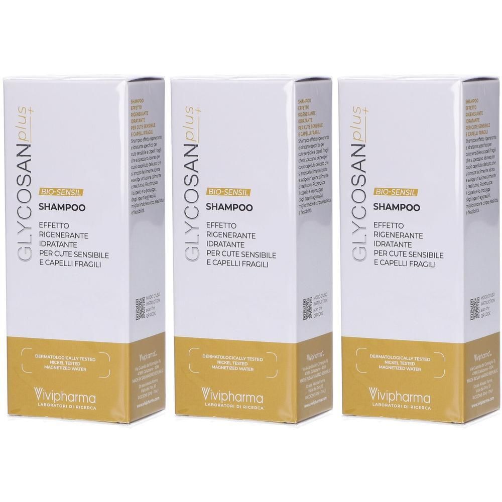 Glycosan Plus Bio-Sensil Shampoo Cute Sensibile per Capelli