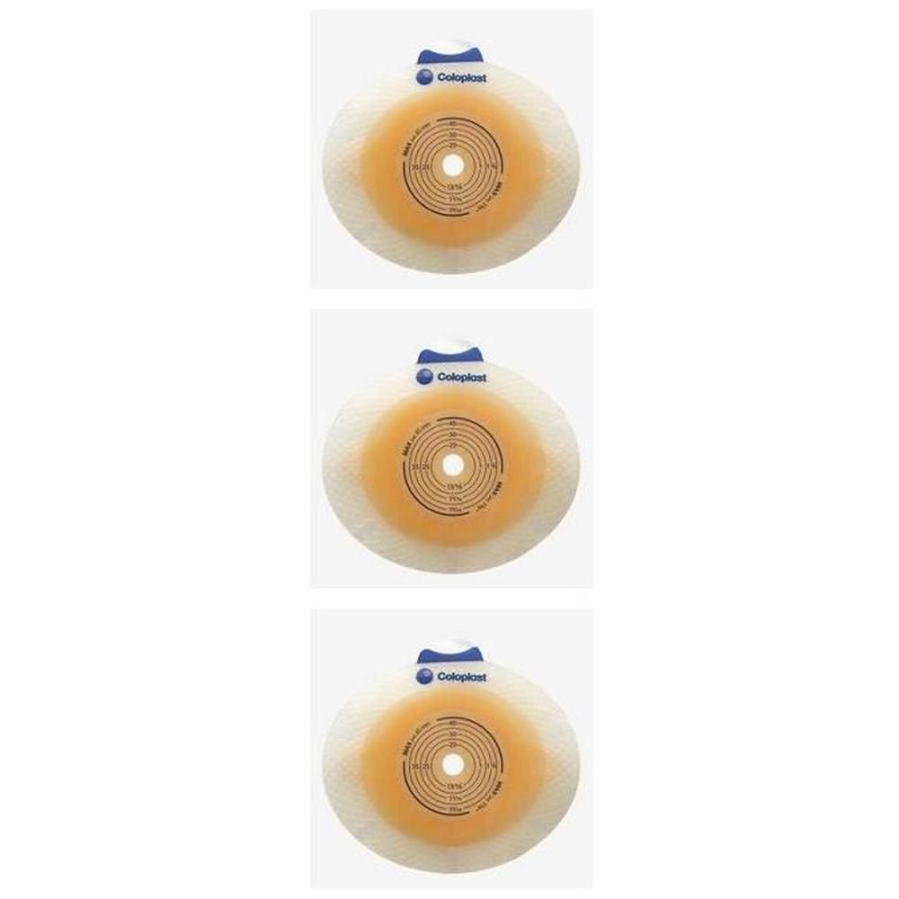 Placca Per Ileostomia E Colostomia Sistema A 2 Pezzi Sensura Click Foro 10-55Mm Flangia 60Mm 5 Pezzi