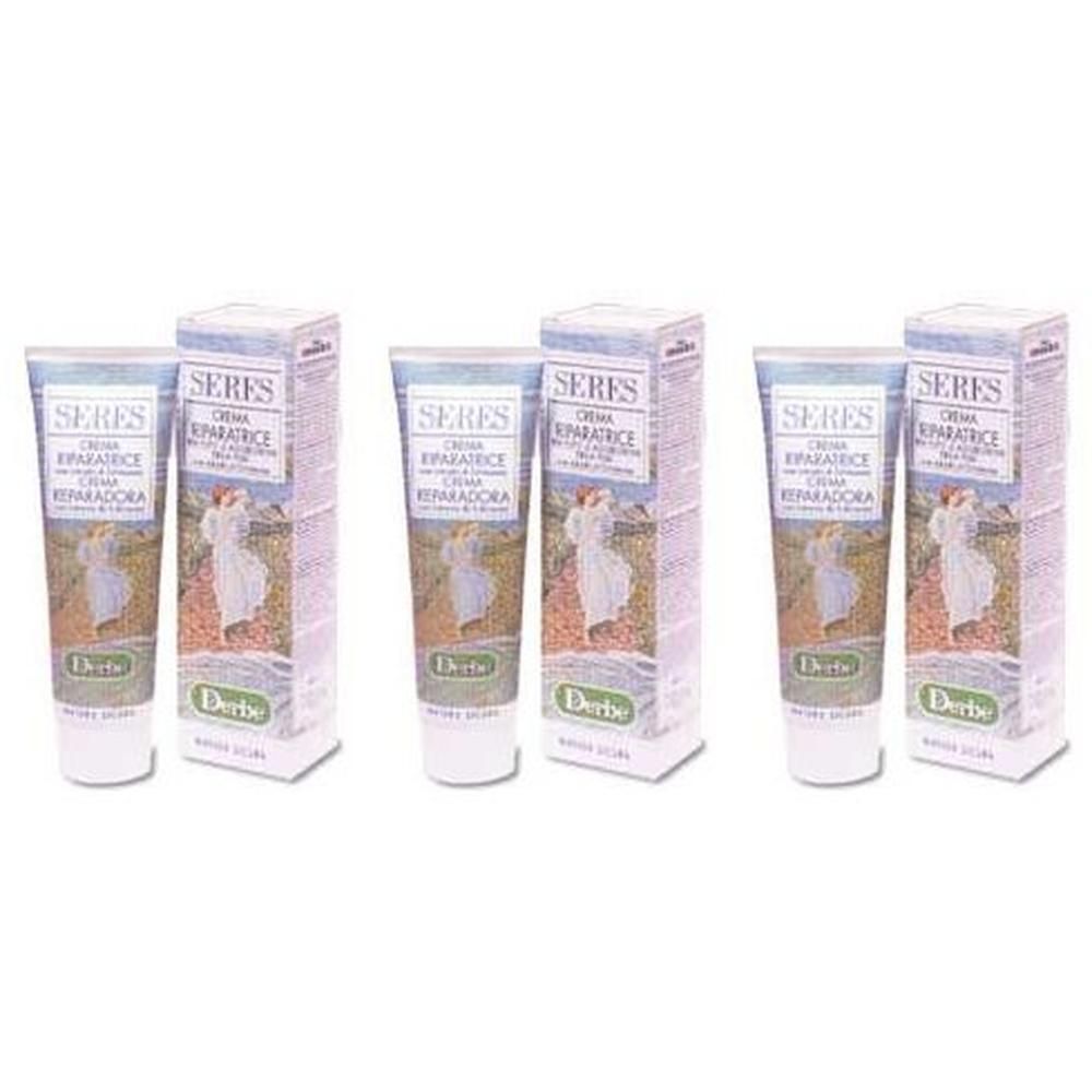 Tre tubi e scatole di Seres Crema Fluida Riparatrice.
