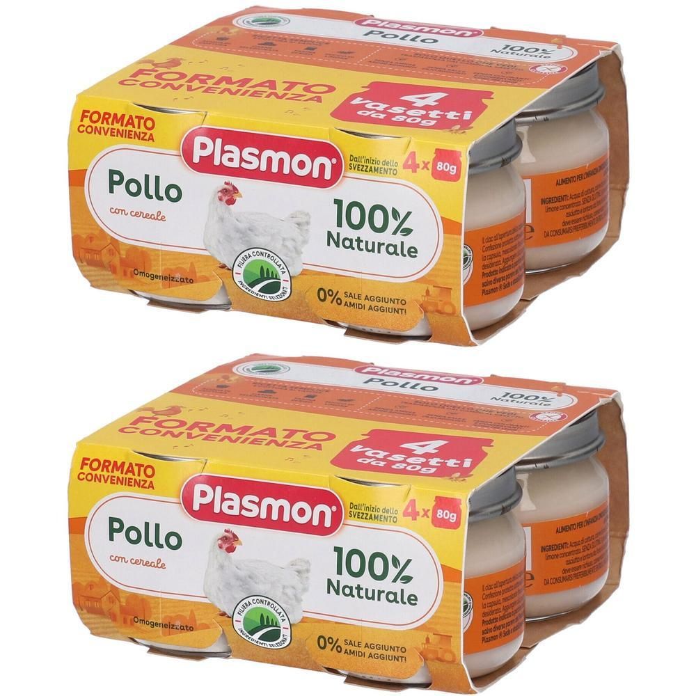 Plasmon Omogeneizzato Pollo Con Regalo 4 x 80 g