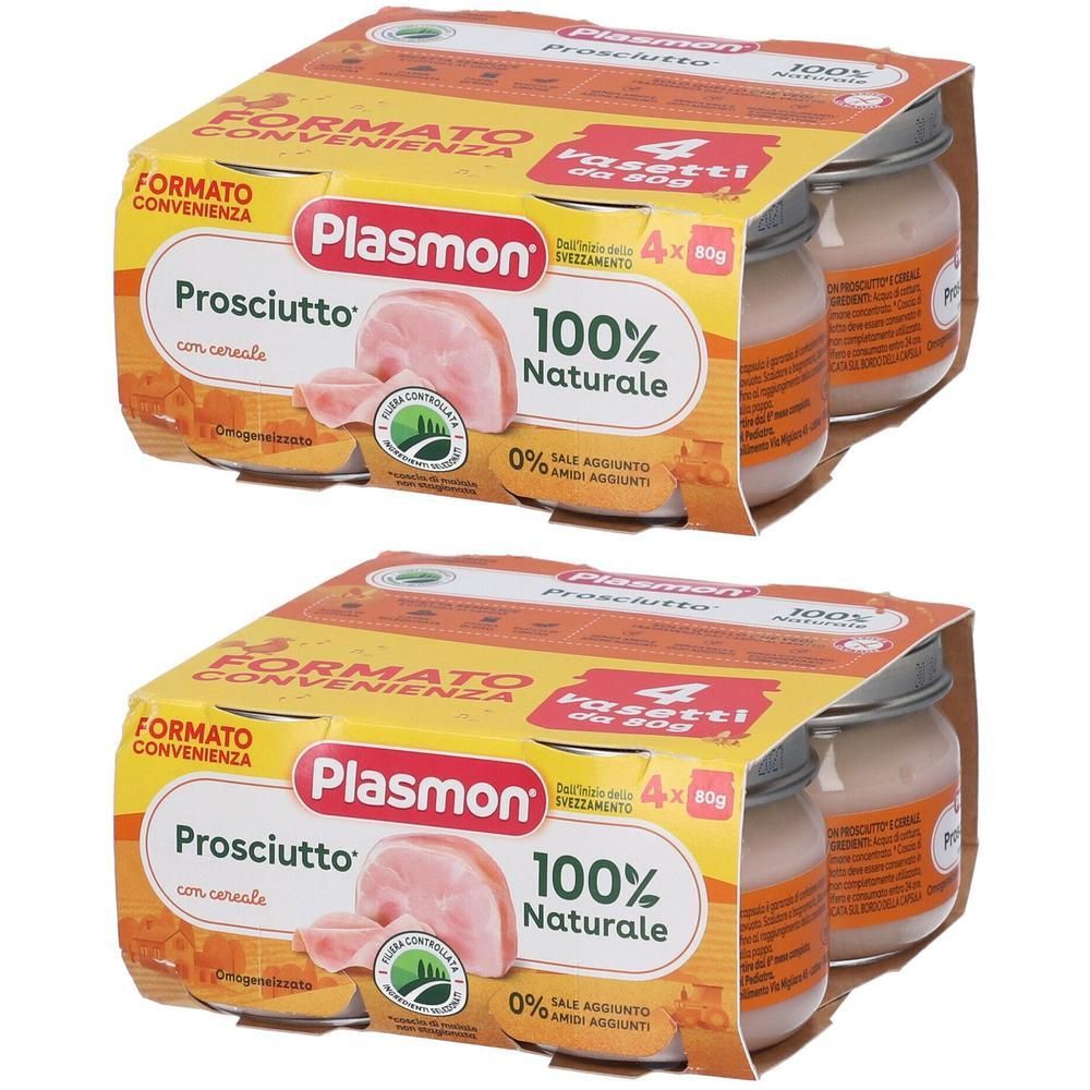 Plasmon Omogeneizzato Prosciutto 4 x 80 g