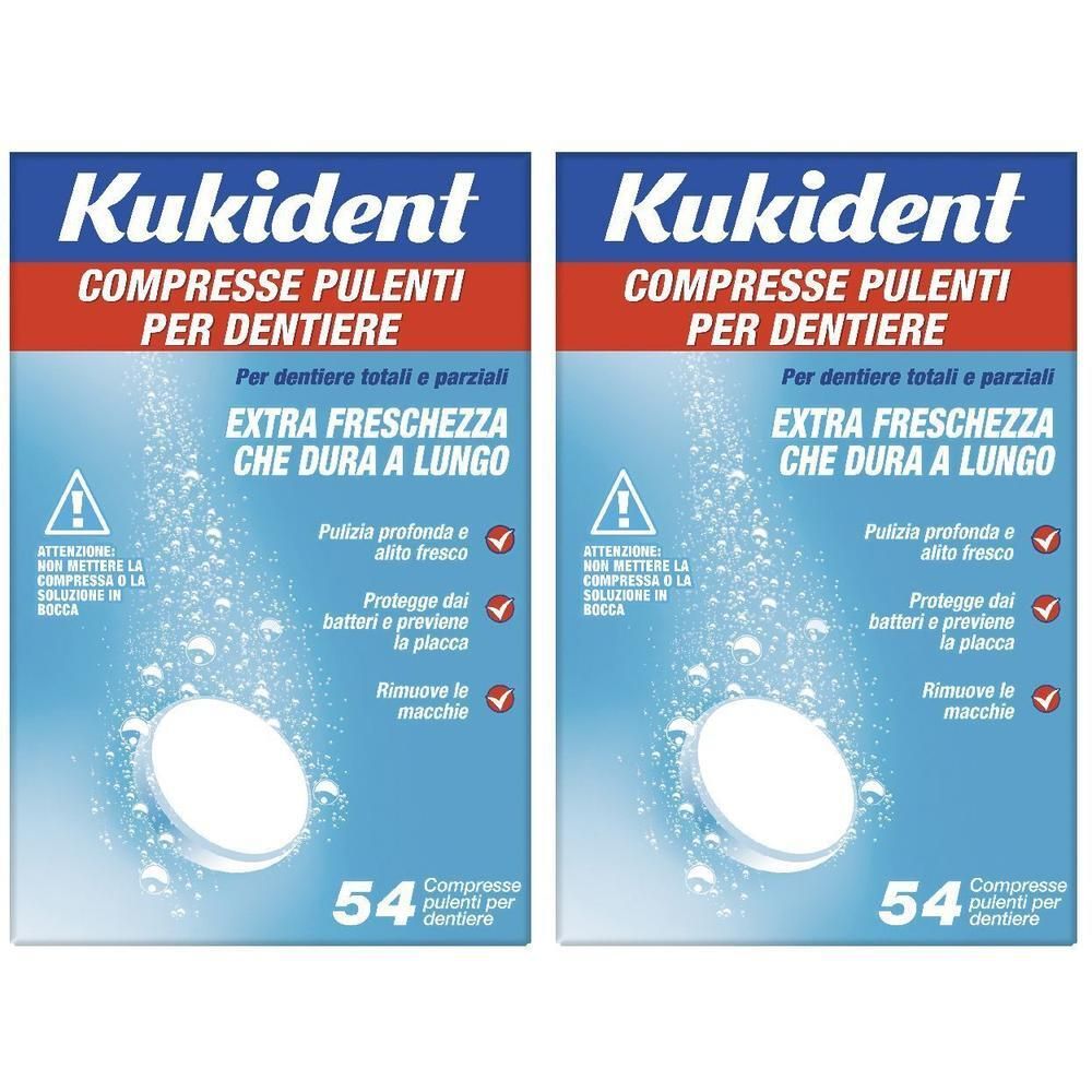 Kukident Compresse Pulenti per Dentiere