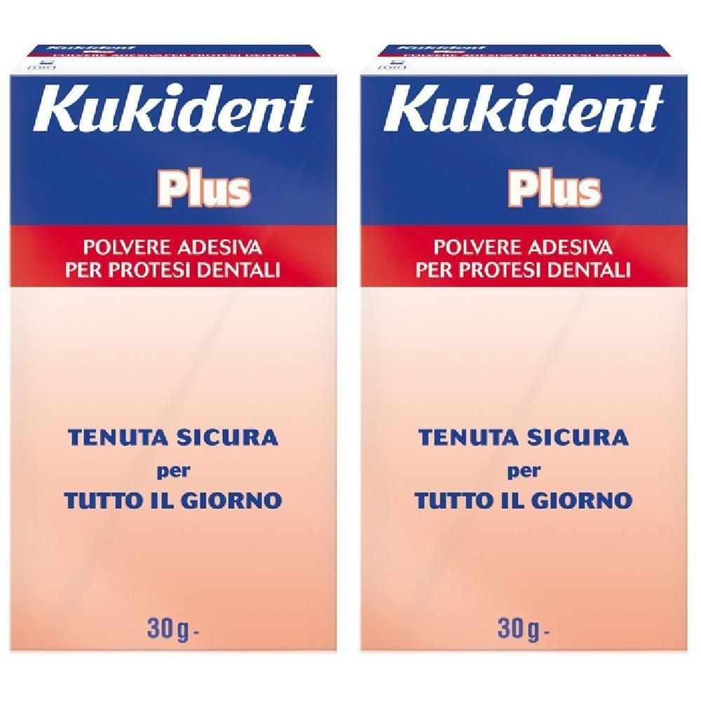Kukident Plus Polvere adesiva per protesi dentali
