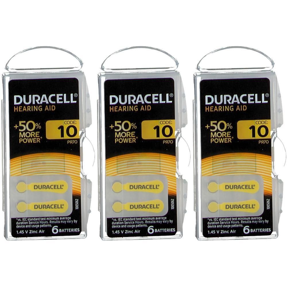 Duracell® Batterie per Apparecchi Acustici - 10