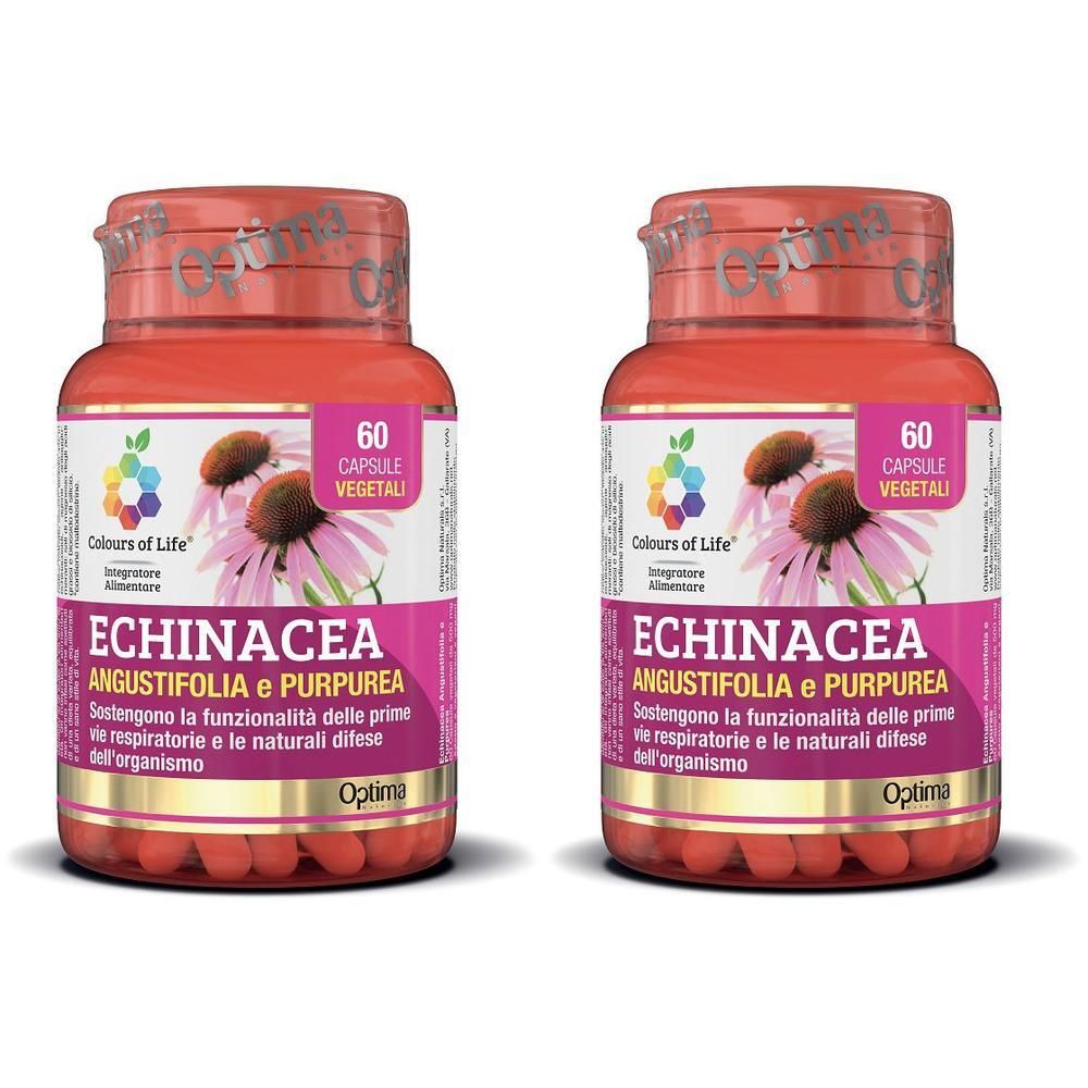 Colours Of Life Echinacea 60 Capsule Vegetali 500 Mg