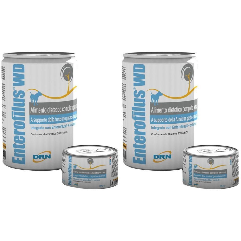 DRN Enterofilus WD: Alimento dietetico completo per cani e gatti.