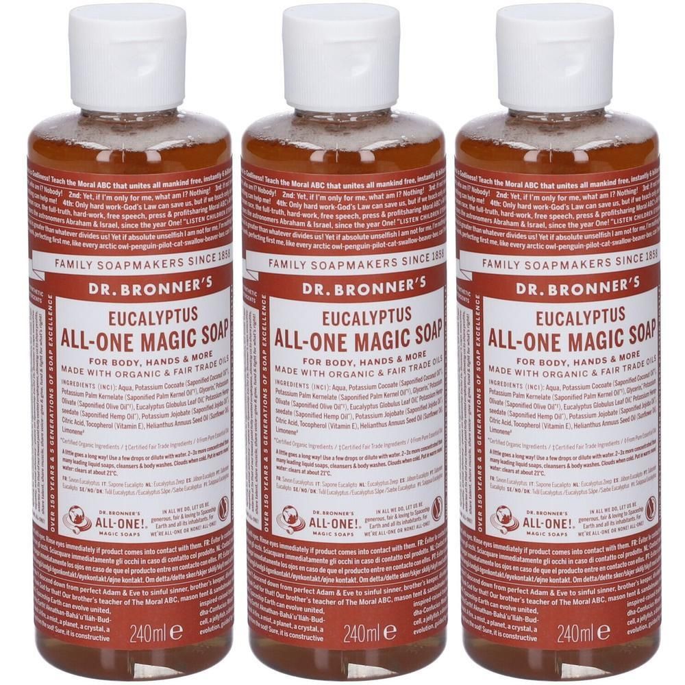 Dr. Bronner’s Sapone Liquido 18-In-1 all'Eucalypto 240 ml