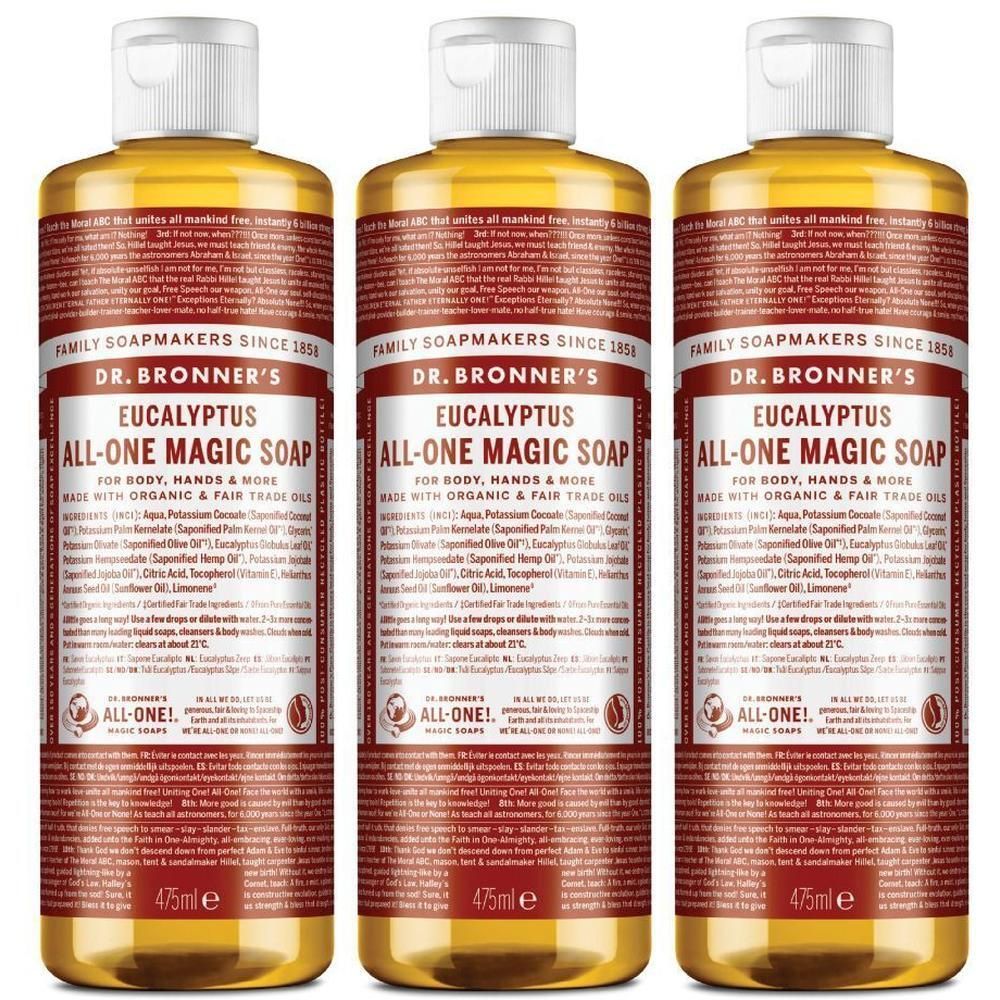 Dr. Bronner's Sapone Liquido Bio 18 in 1 Eucalipto