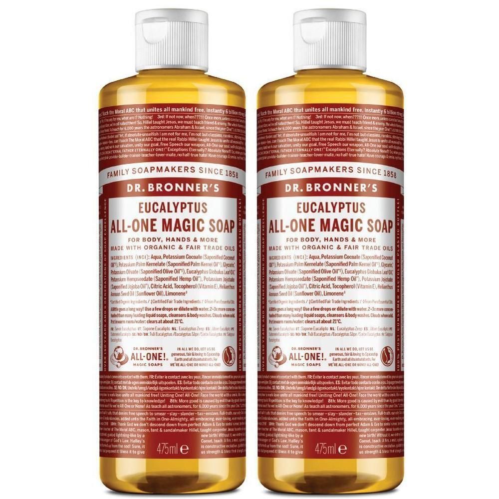 Dr. Bronner's Sapone Liquido Bio 18 in 1 Eucalipto