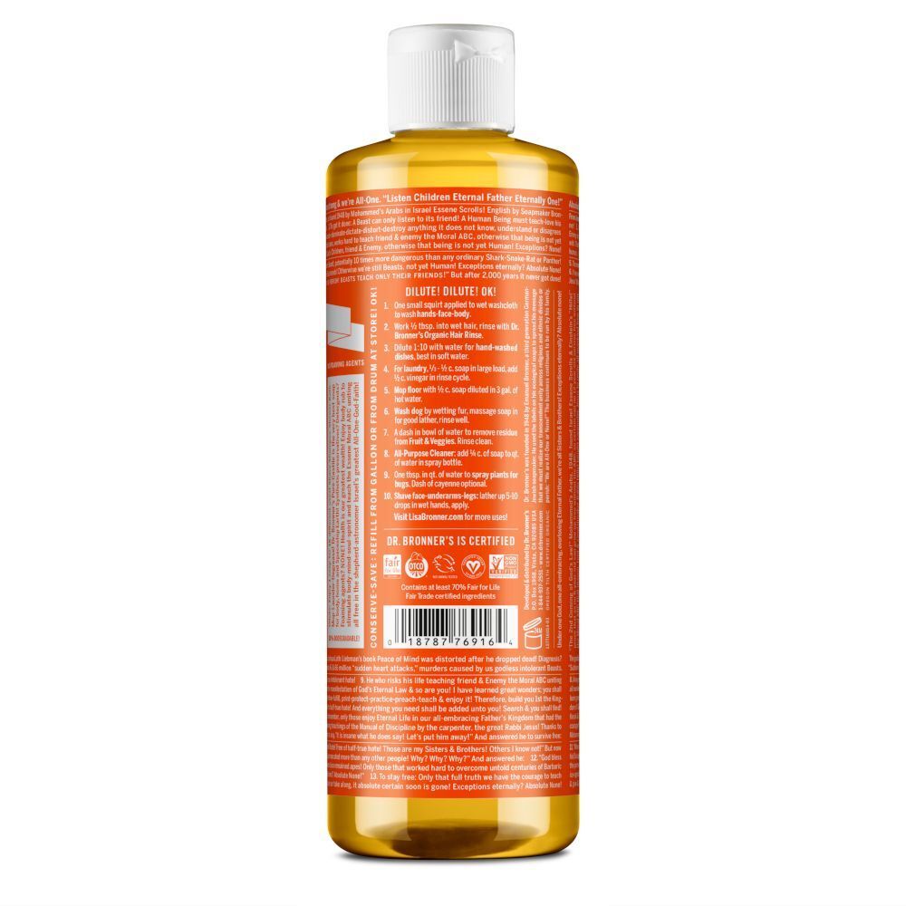 Dr. Bronner's Sapone Liquido Bio 18 in 1 Tea Tree
