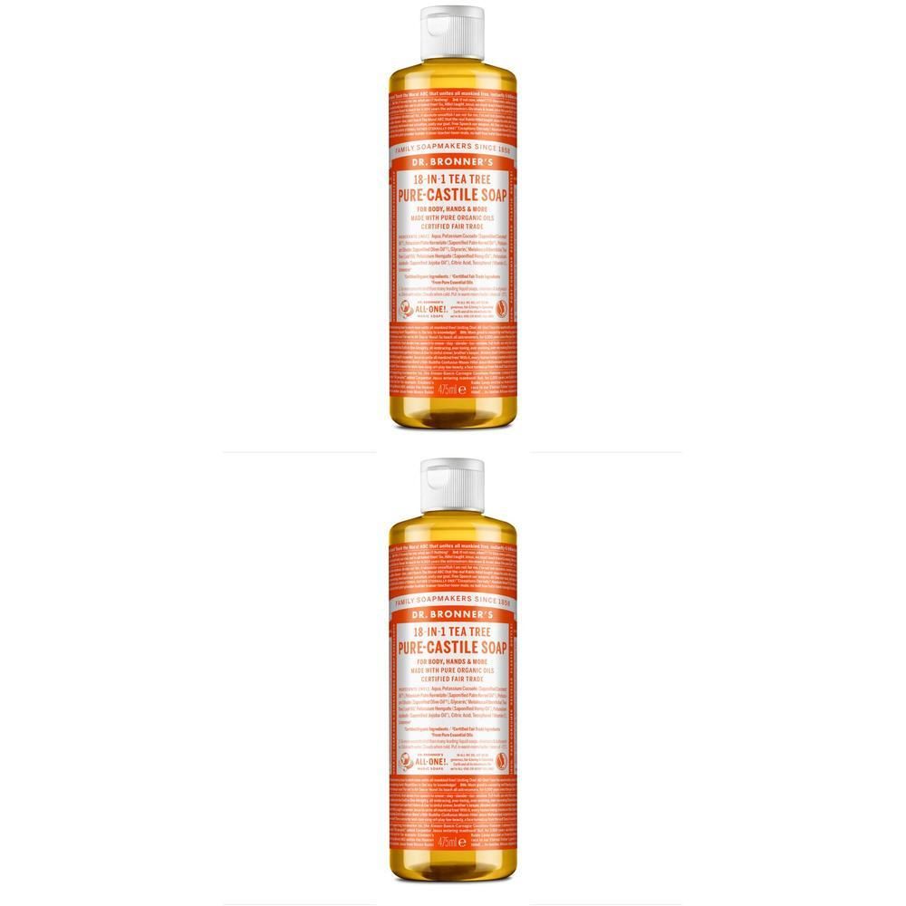 Dr. Bronner's Sapone Liquido Bio 18 in 1 Tea Tree