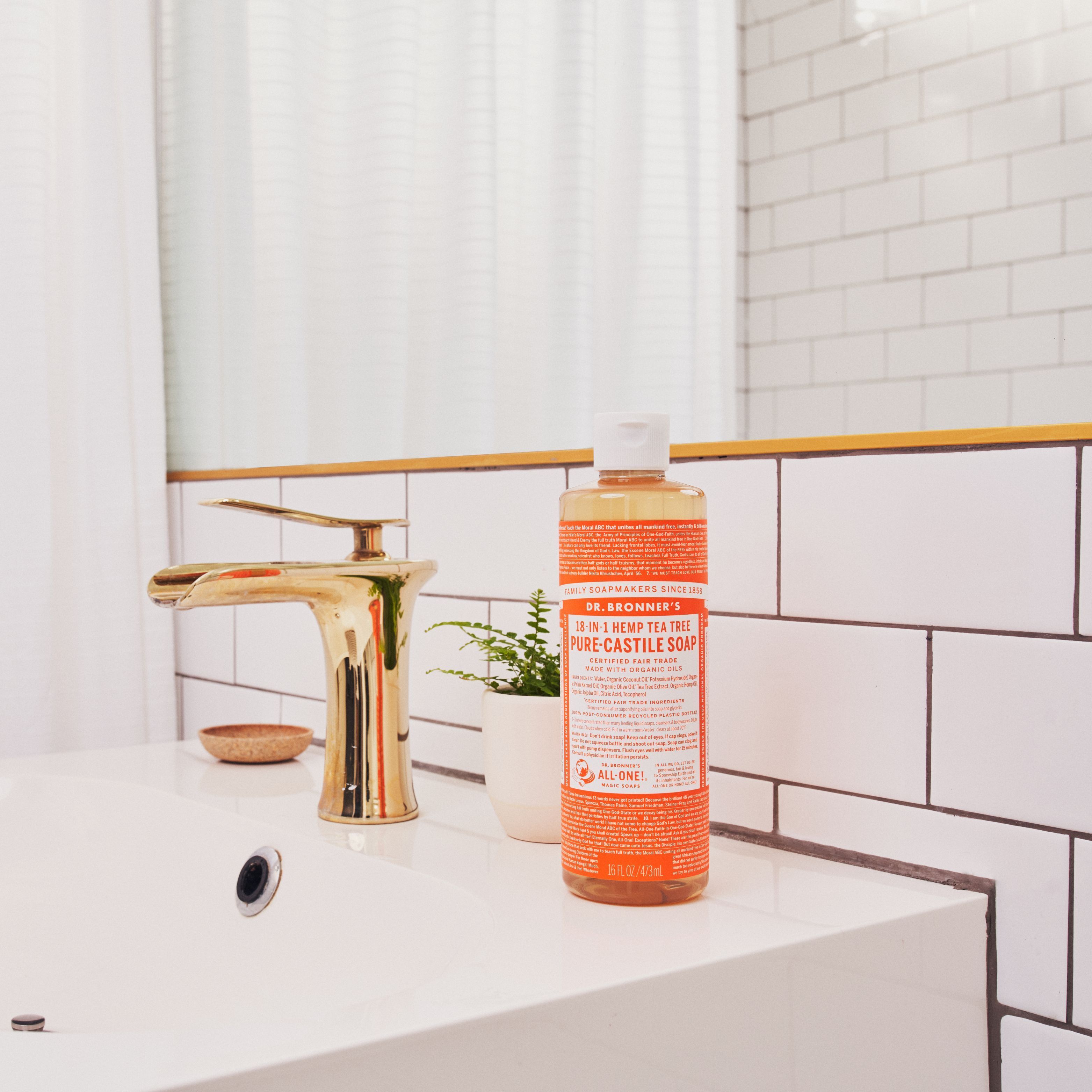 Dr. Bronner's Sapone Liquido Bio 18 in 1 Tea Tree