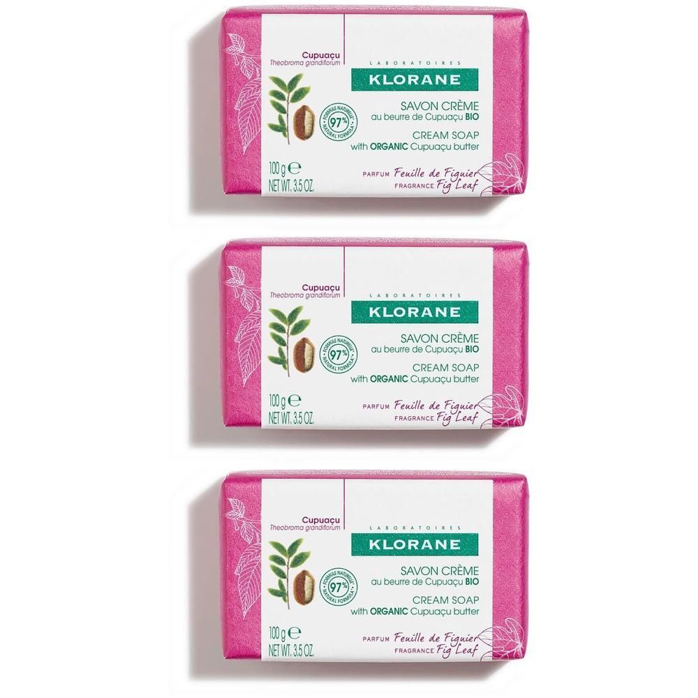Klorane Crema Sapone Foglie di Fico con Burro di Cupuaçu BIO 100g - Tutti i tipi di pelle