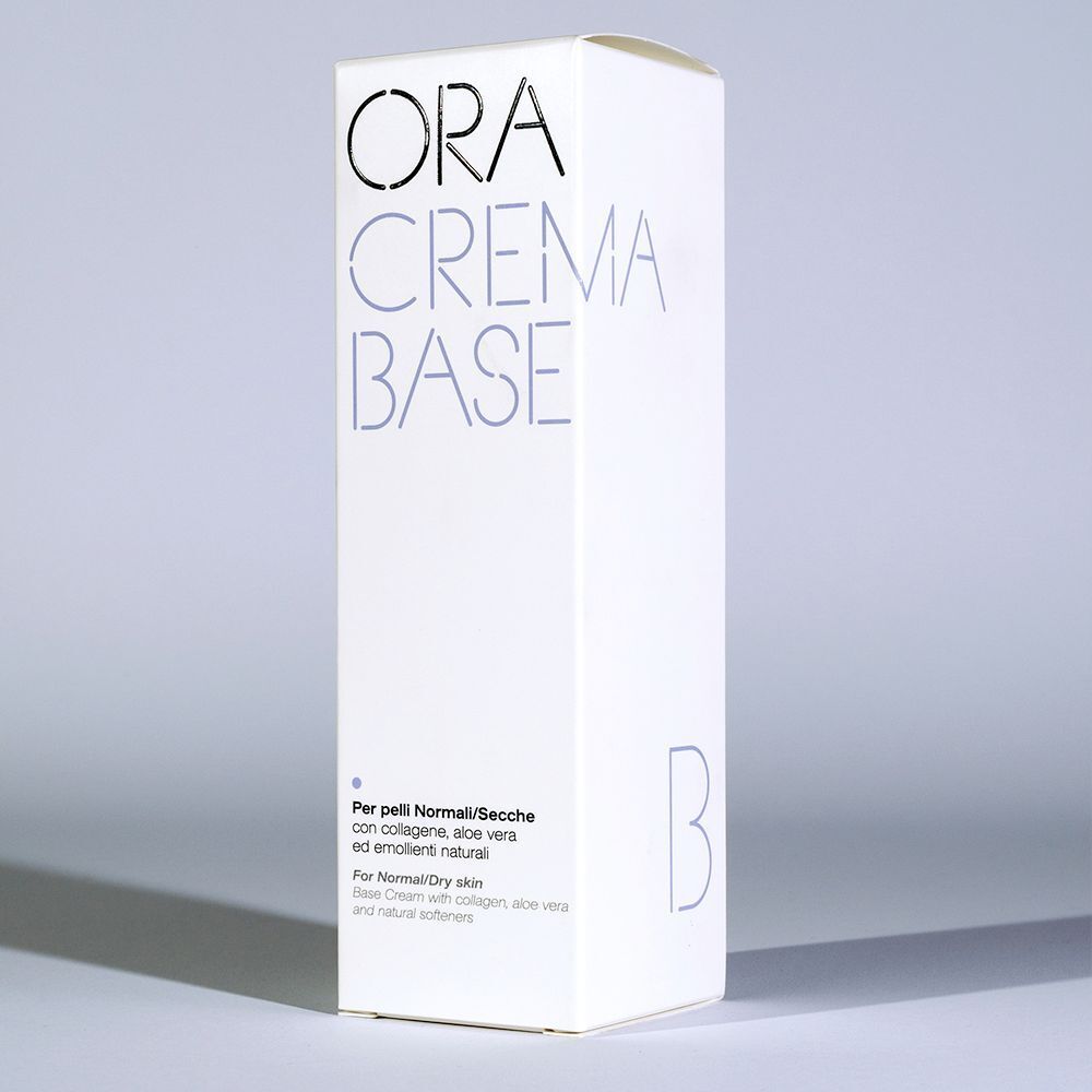 Scatola ORA Crema Base per pelli normali e secche.