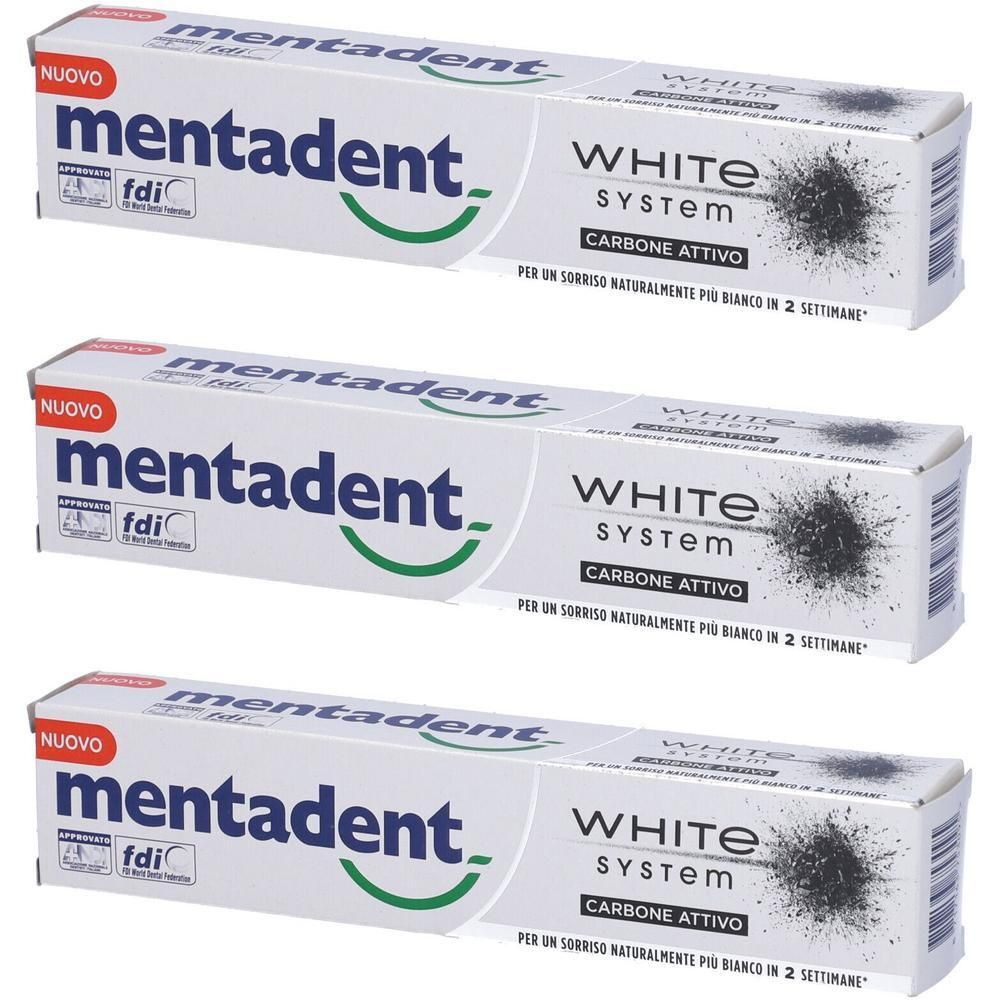 MENTADENT White System Carbone Attivo