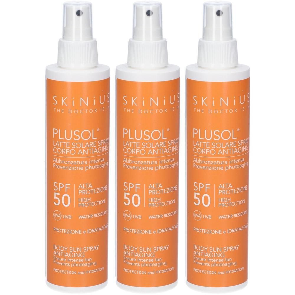 Plusol Latte Solare Spray Corpo Antiaging SPF50 200 ml