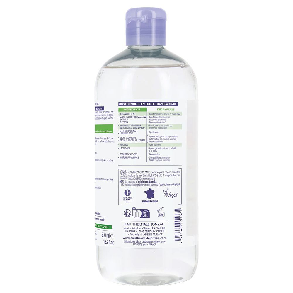 Eau Thermale Jonzac Acqua Micellare Purificante Pure