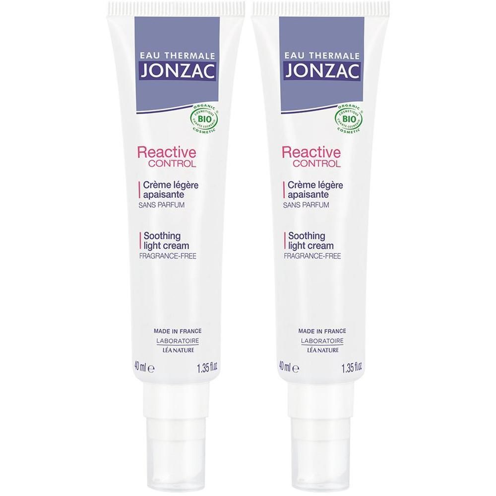 Due tubetti bianchi Eau Thermale Jonzac Reactive Control, 40ml.
