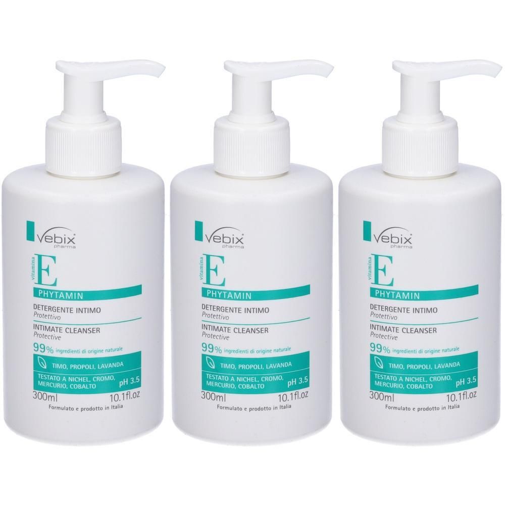 Vebix Phytamin E Detergente Intimo Protettivo Ph 3,5