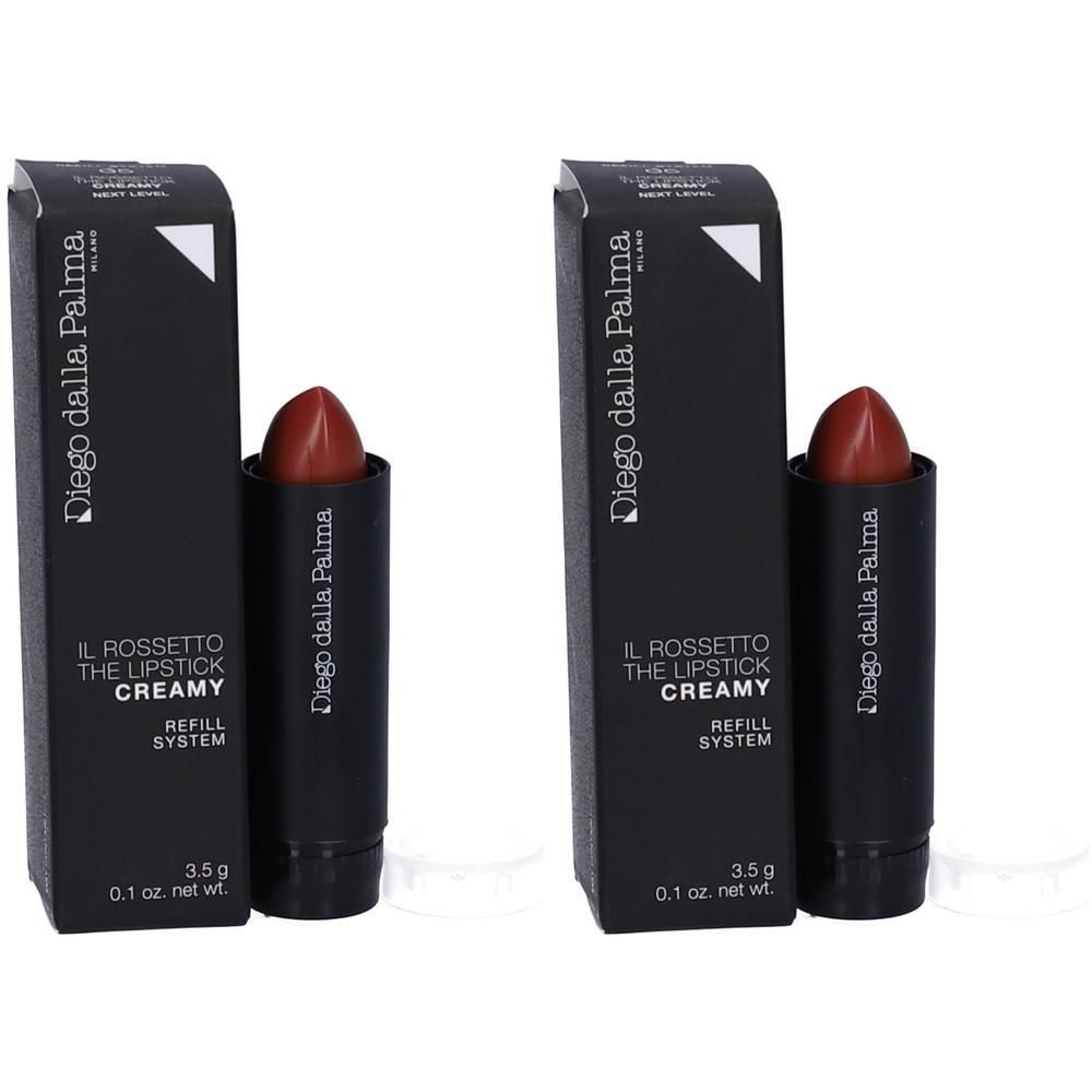 Rossetto Diego dalla Palma, texture cremosa, tonalità marrone, 3,5g.