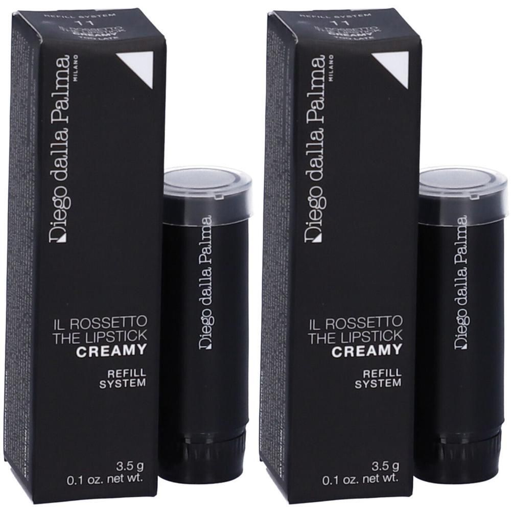 Due rossetti Diego dalla Palma, "The Lipstick Creamy", Refill System, 3.5g.