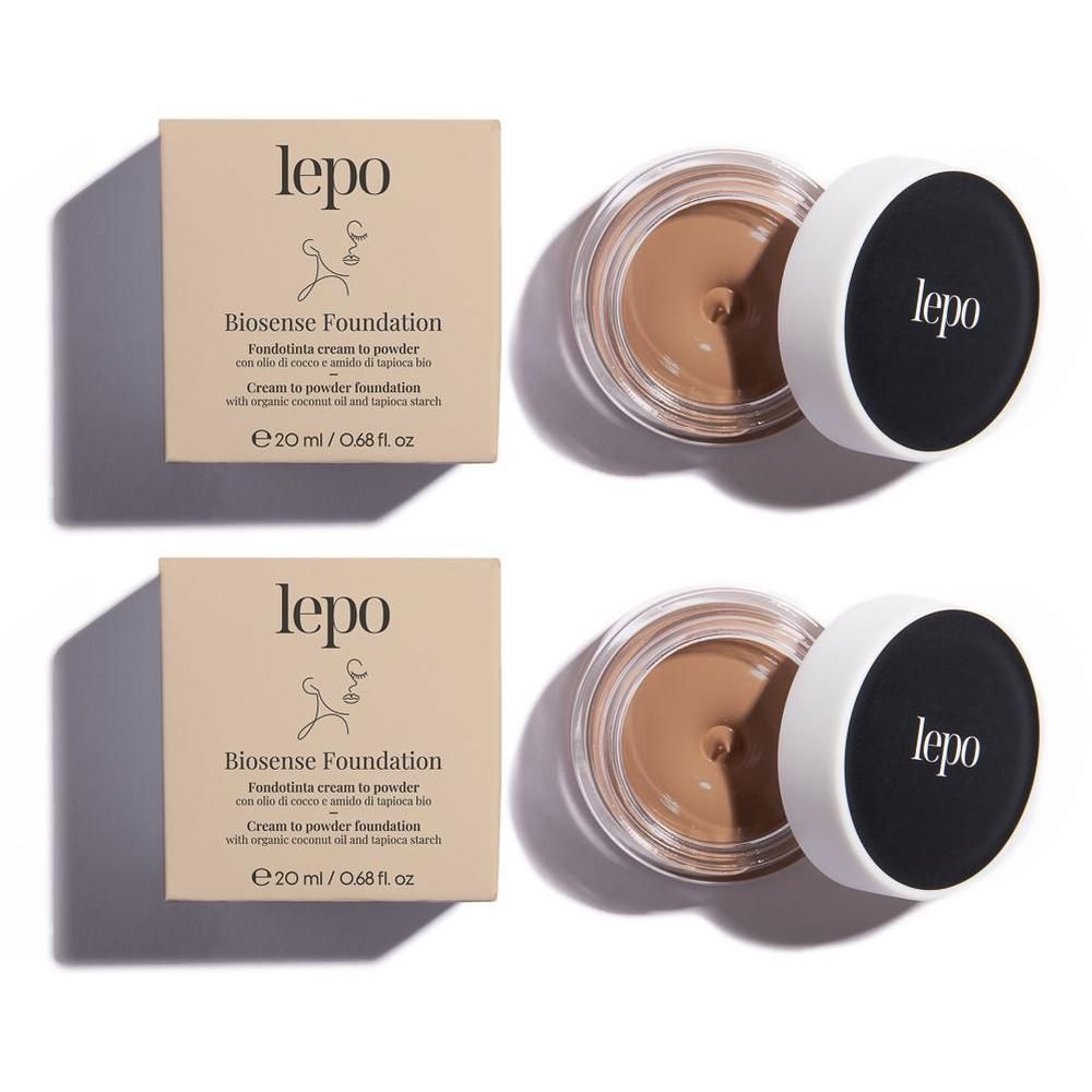 LEPO Biosense Foundation Fondotinta cream to powder NUANCE 03 NOCCIOLA