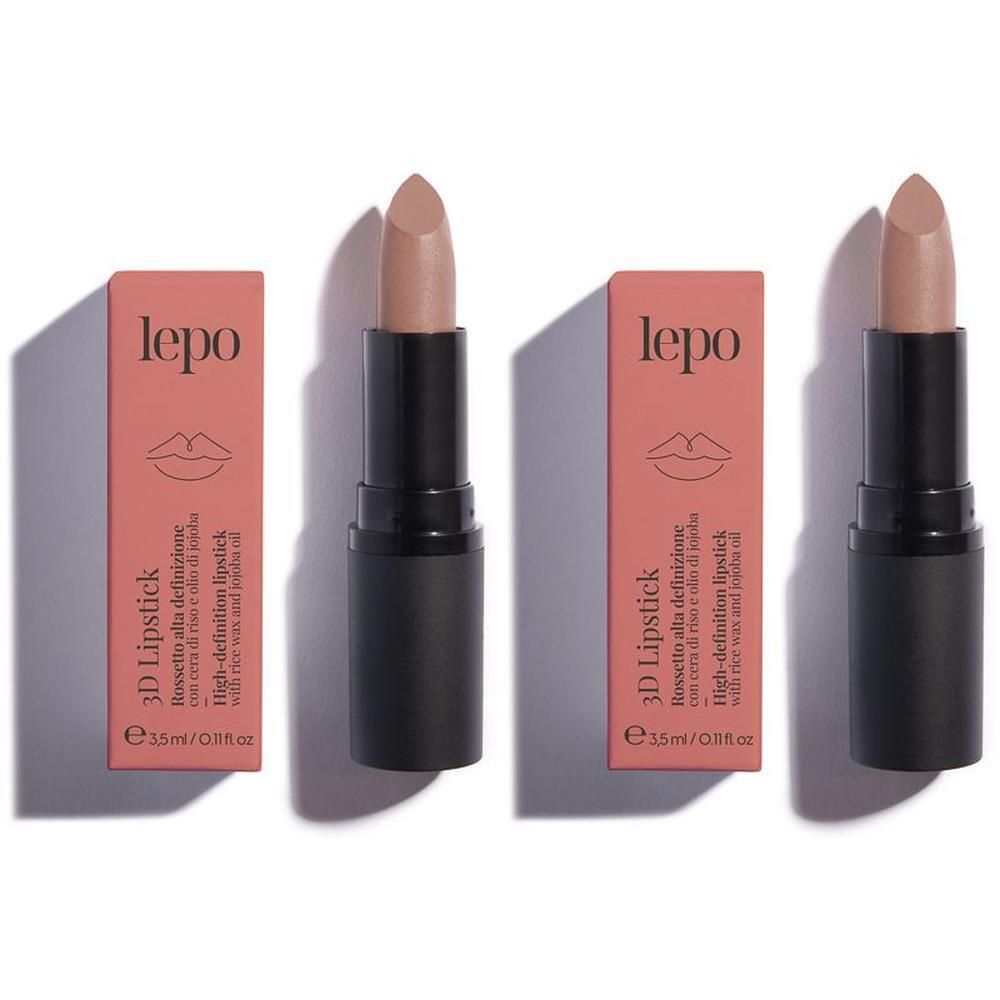 LEPO 3D Lipstick Rossetto alta definizione Tonalità 102 BISCOTTO