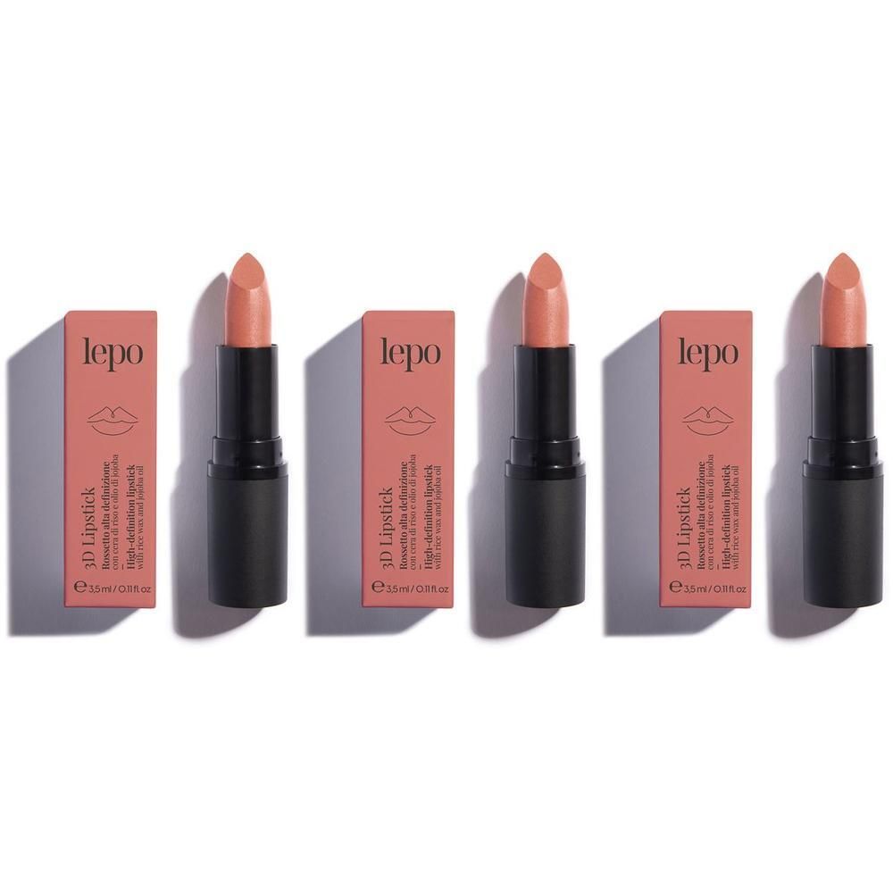 LEPO 3D Lipstick Rossetto alta definizione Tonalità 104 PESCA