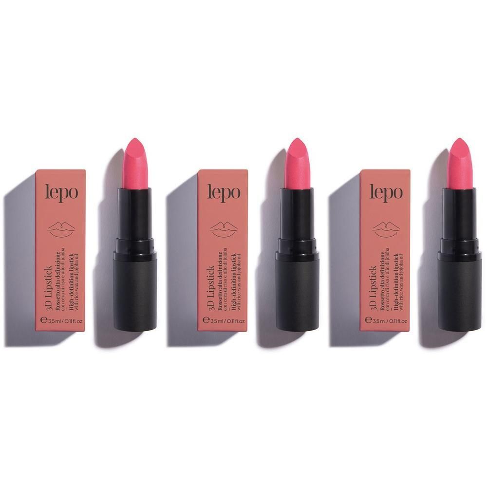 LEPO 3D Lipstick Rossetto alta definizione Tonalità 107 GERANIO