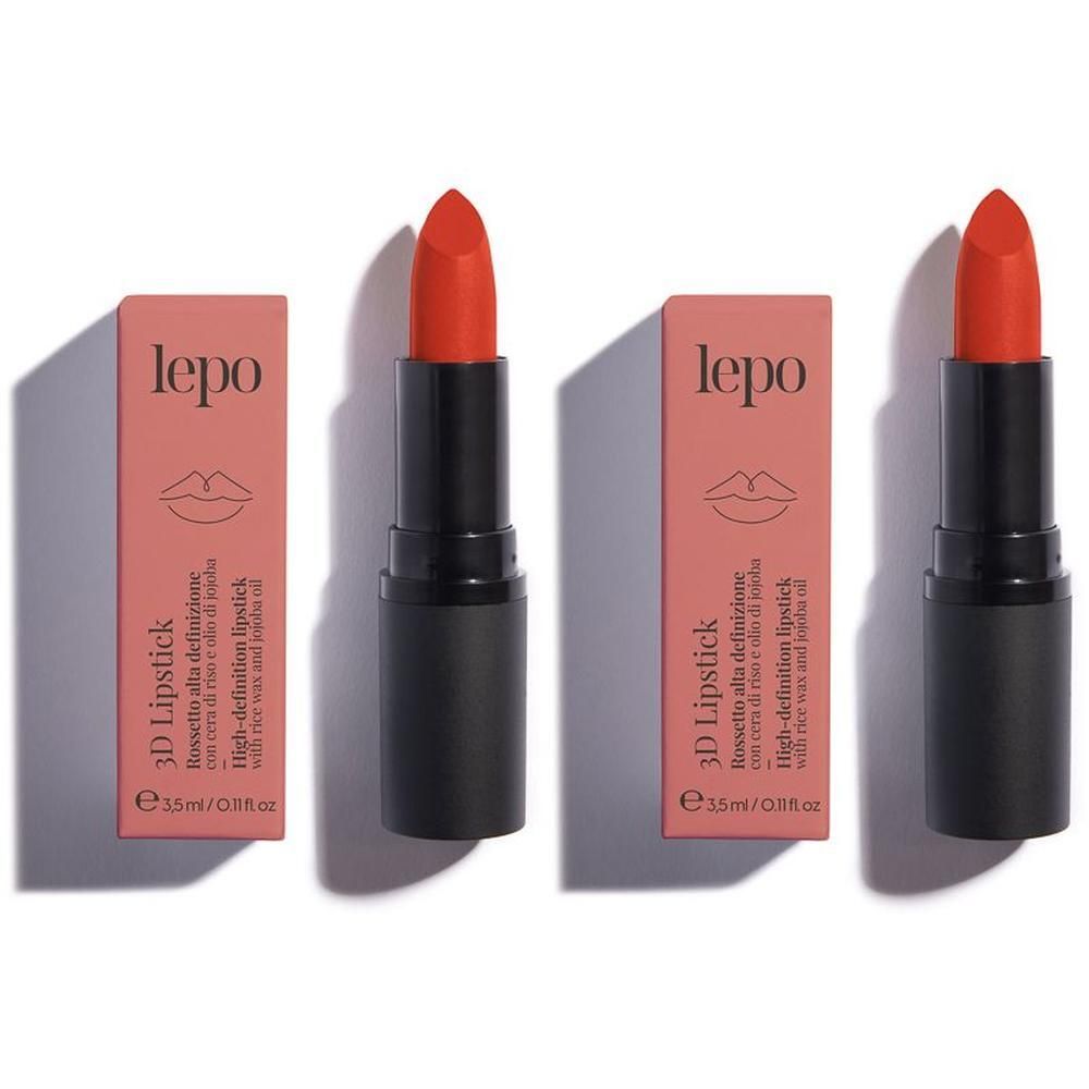 LEPO 3D Lipstick Rossetto alta definizione Tonalità 110 PAPAVERO