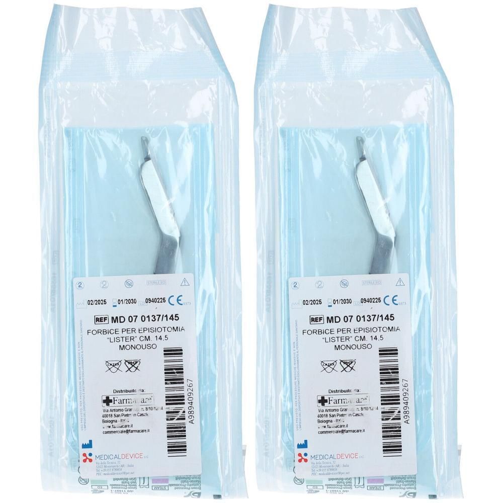 Forbice Di Lister In Acciaio Per Chirurgia 14,5Cm Monouso