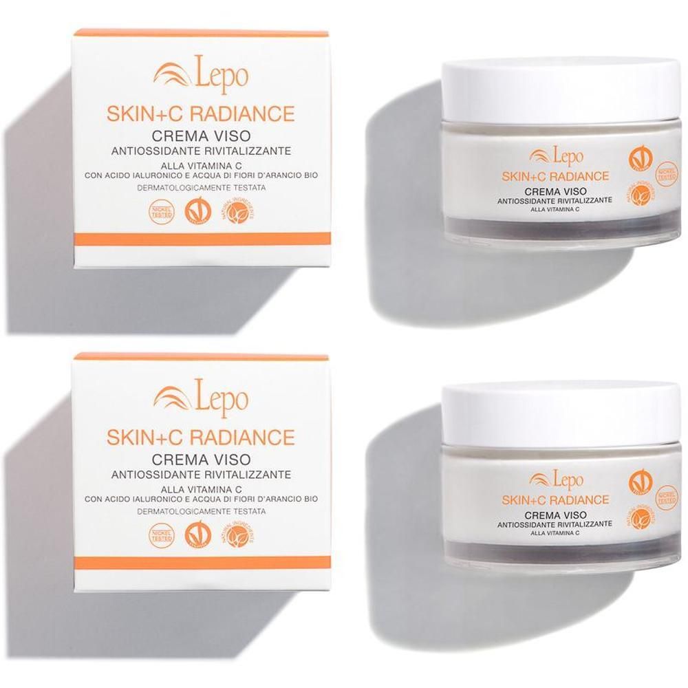 LEPO Skin+C Radiance Crema Viso Antiossidante rivitalizzante