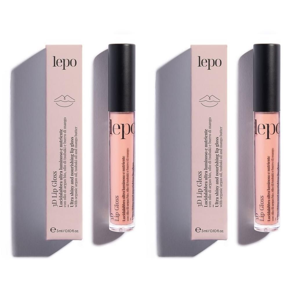 LEPO 3D Lip Gloss Lucidalabbra ultra luminoso e nutriente Tonalità 02 TOFFEE