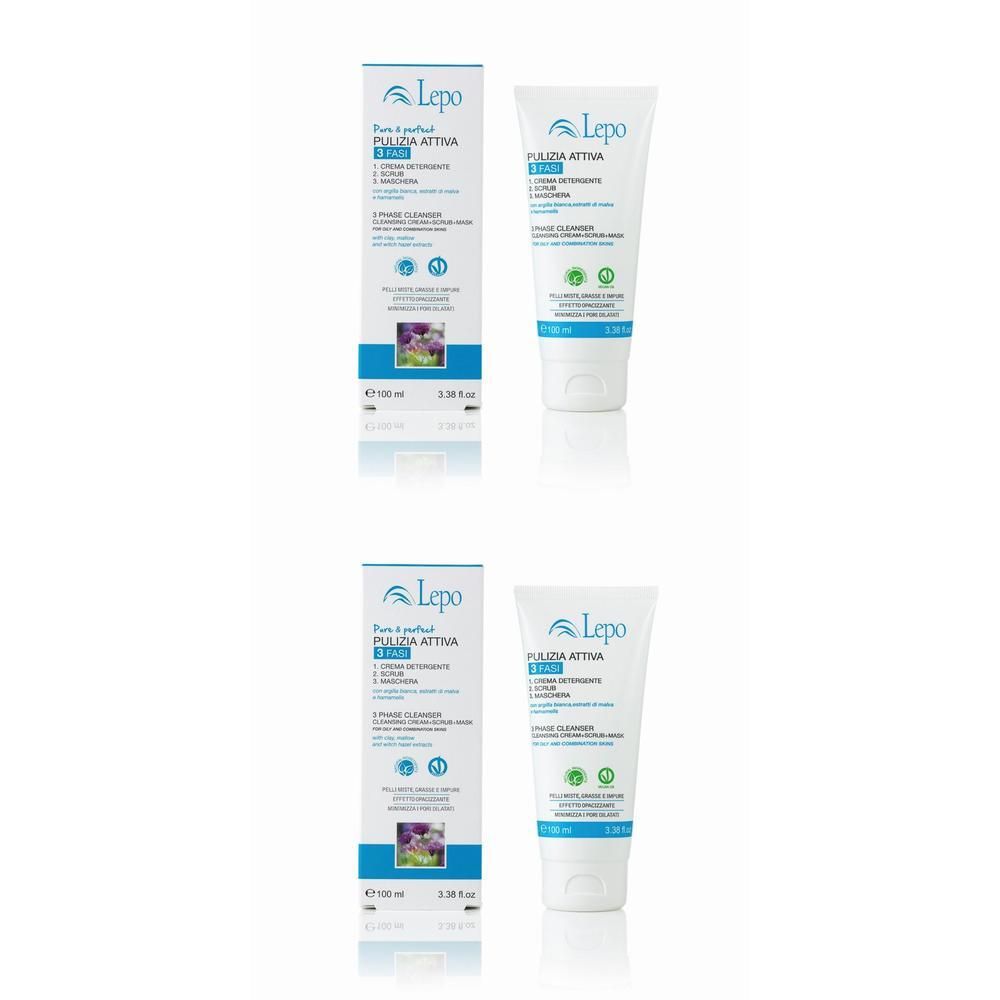 LEPO Pure&Perfect Pulizia attiva 3 fasi