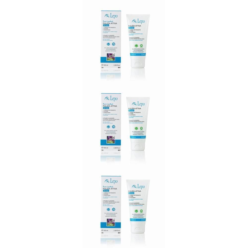 LEPO Pure&Perfect Pulizia attiva 3 fasi