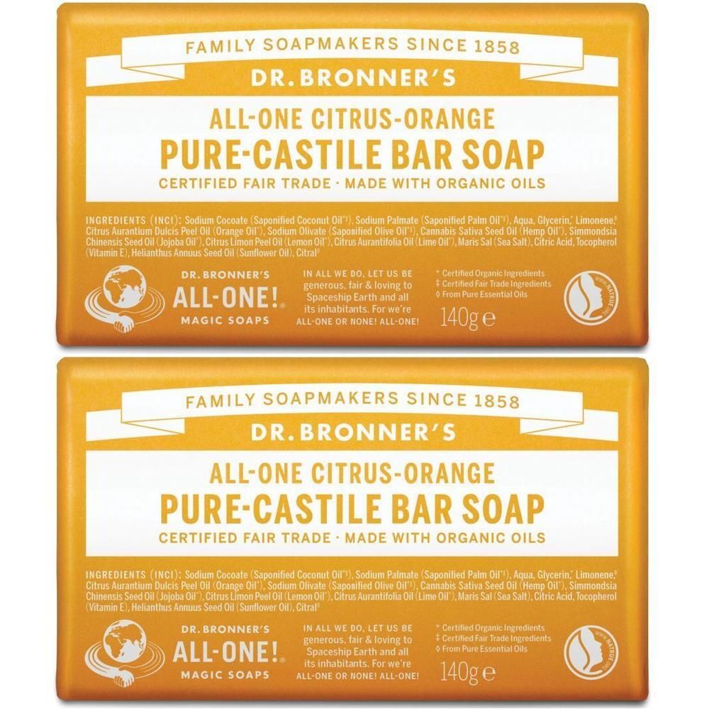 Dr. Bronner's Puro Sapone Solido Bio Agrumi