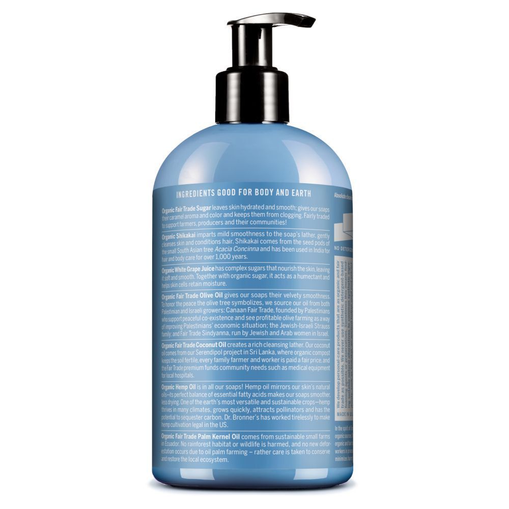 Dr. Bronner's Sapone di Zucchero Bio Senza Profumo