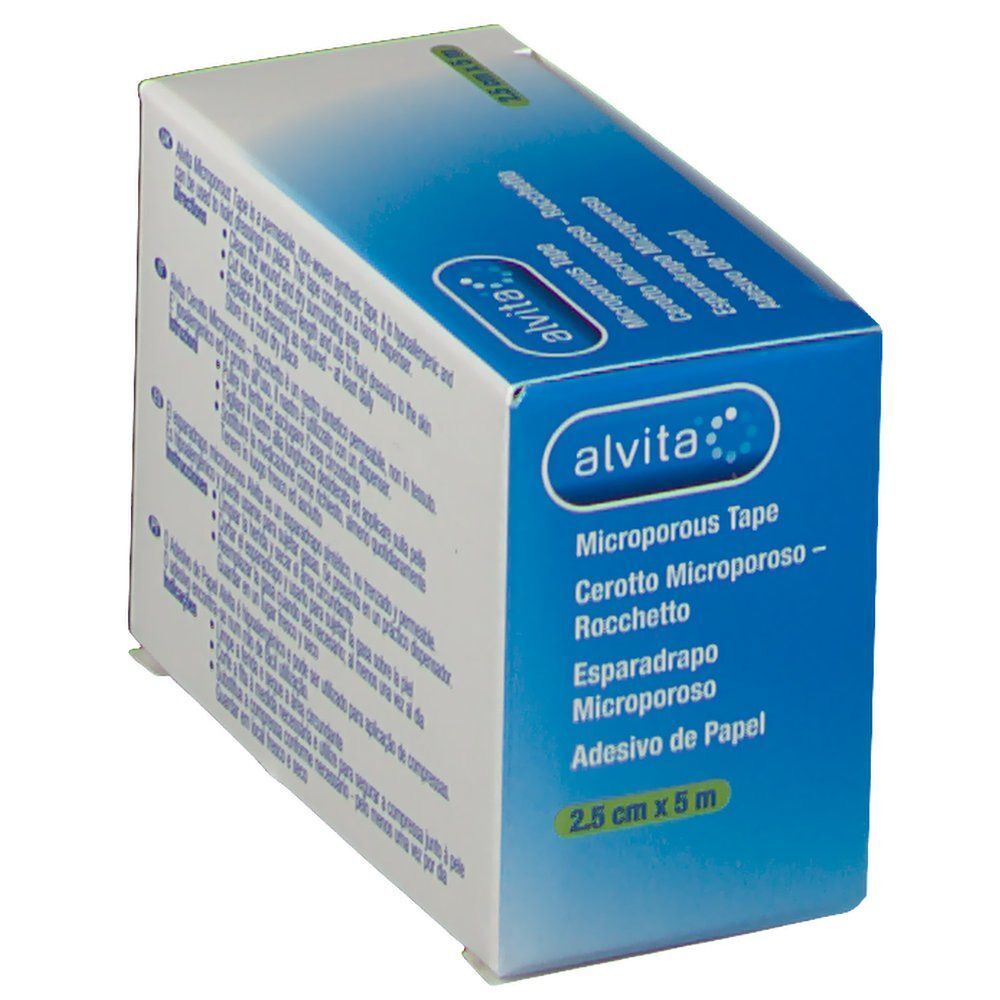 Alvita™ Cerotto Microporoso - Rocchetto 2,5 cm x 5 m