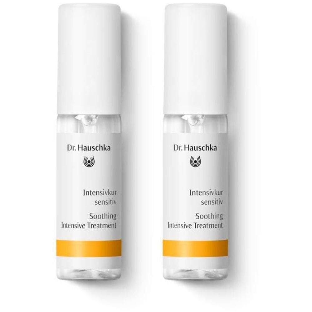 Due flaconi Dr. Hauschka Trattamento Intensivo Pelle Sensibile.