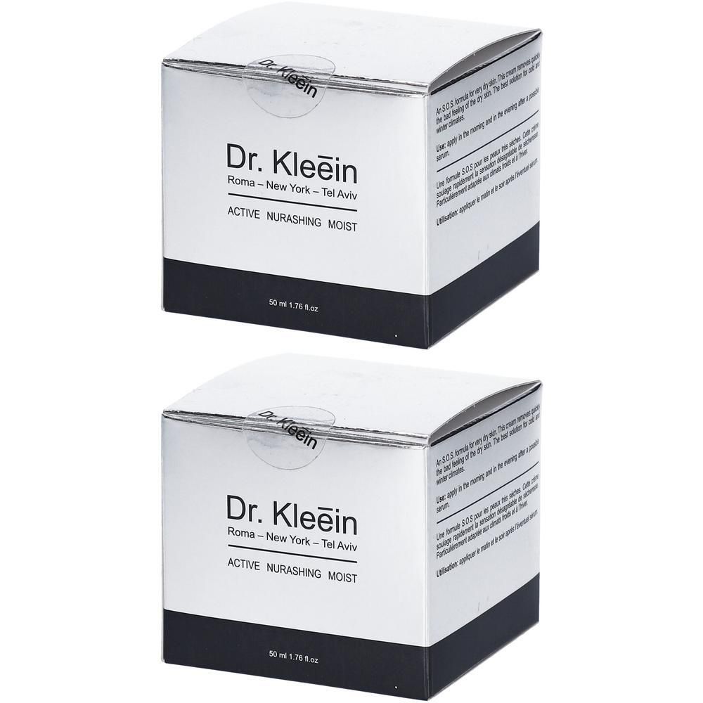 Due scatole di Dr. Kleein ACTIVE NURASHING MOIST cosmetico.