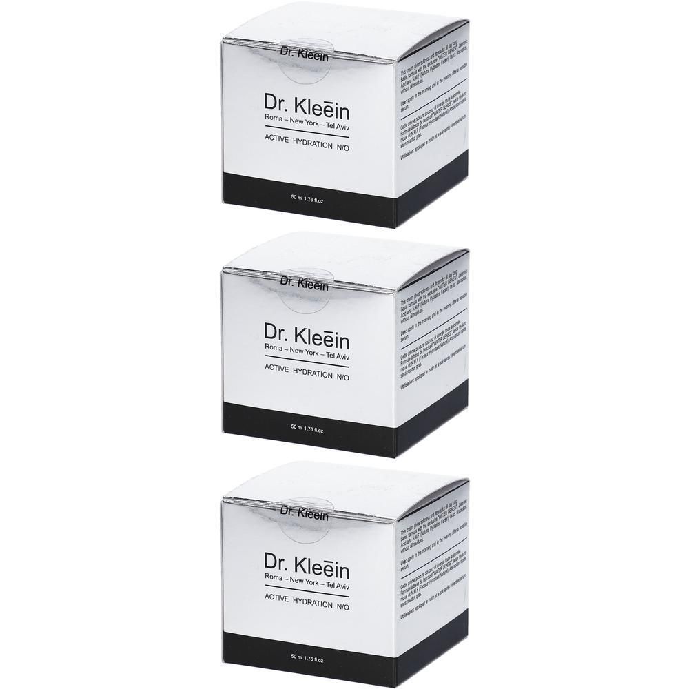 Tre scatole di Dr. Klein ACTIVE HYDRATATION N/O cosmetico.